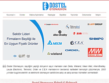 Tablet Screenshot of dostelotomasyon.net